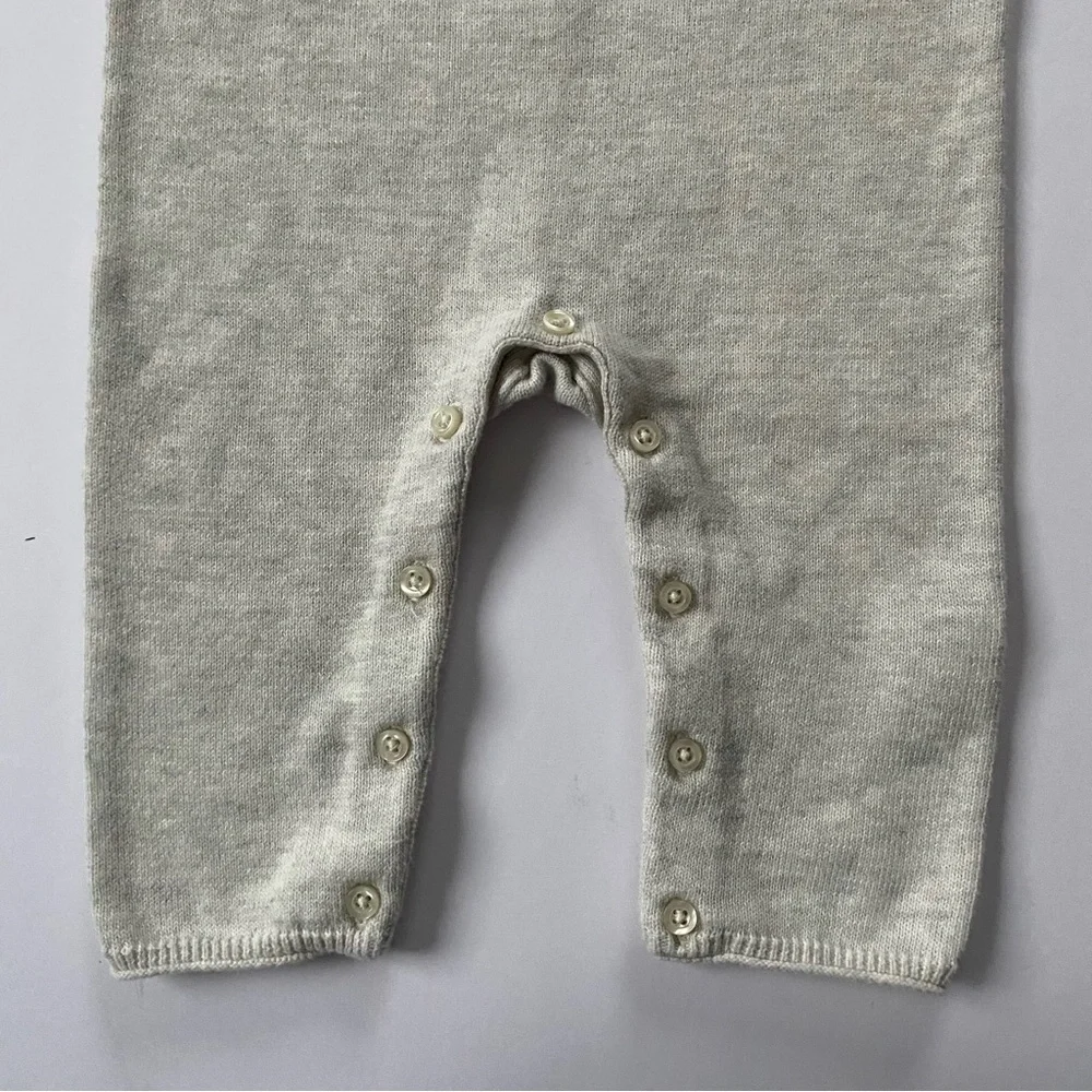Gap Owl Outfit Size 3 6 Months Knit One Piece Romper Cotton Birds Birder Soft